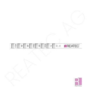 Temperature Indicator 350–420°F – reaStripe 8 standard / 03A.SSX.08 paper-based, irreversible & self-adhesive