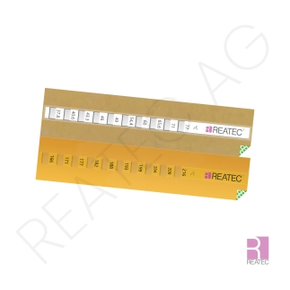 Indicateur de température 166–216 °C – reaStripe 10 protected / SXP 10 pour chaleur extrême et applications industrielles longue