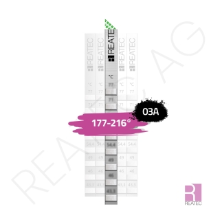 Temperaturindikator 177–216 °C – reaStripe 8 / 03A.SPX.08 für Industrie, Labor & Produktion ohne Strom