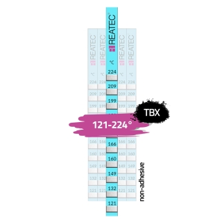 Temperature indicator 250–435 °F – reaTextile basic non-adhesive irreversible          ChatGPT fragen