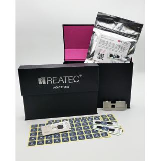 reaClean professional – Reinigungs- und Temperaturindikator 93°C für Medizinprodukte | Starter Kit mit Halter & Dokumentation