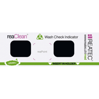reaClean professional – Reinigungs- und Temperaturindikator 88 °C für Medizinprodukte | Starter Kit mit Halter & Dokumentation