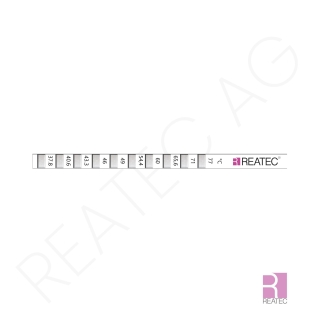 Temperaturindikator 82–132 °C – reaStripe 10 standard / 002.SSX.10 auf Papierbasis, stromlos & irreversibel