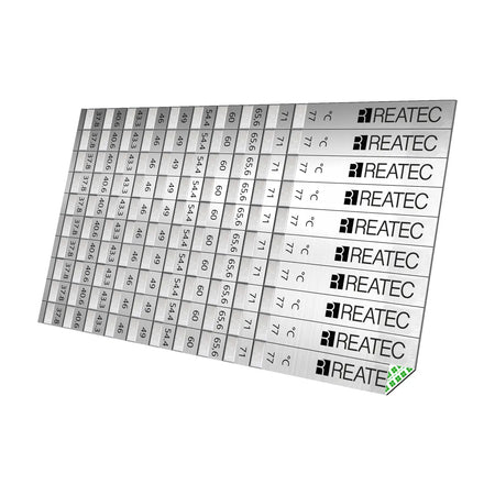 reaStripe 10 professional high accuracy irreversible temperature strips booklet with 10 individual indicators