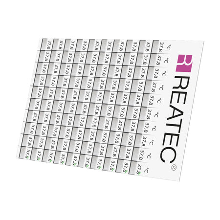 reaMini standard compact irreversible temperature indicator booklet with 100 individual indicators