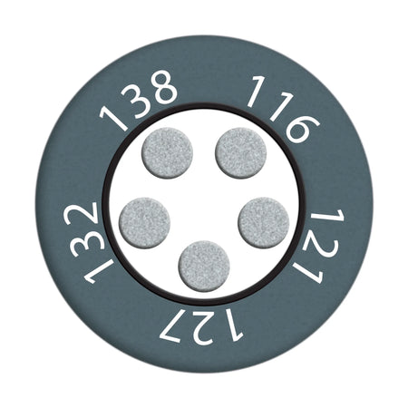 reaPoint 5 standard compact multi-point temperature indicator 116 - 138 °C