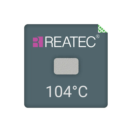 reaPoint professional – chemical-resistant irreversible temperature indicator 104 °C