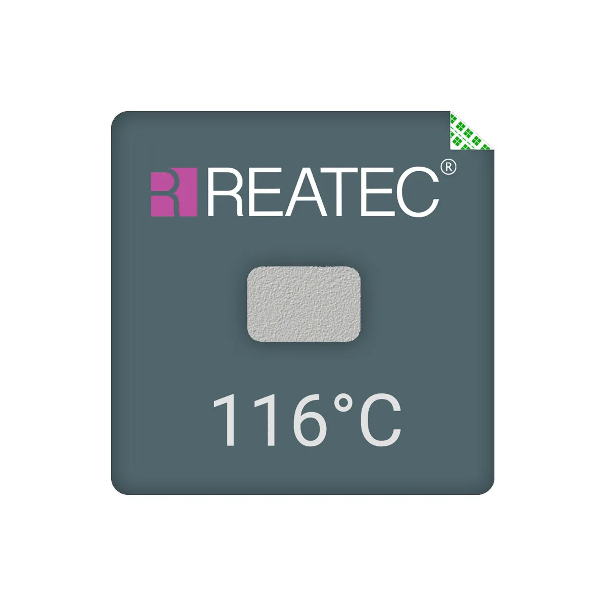 reaPoint professional – chemical-resistant irreversible temperature indicator 116 °C