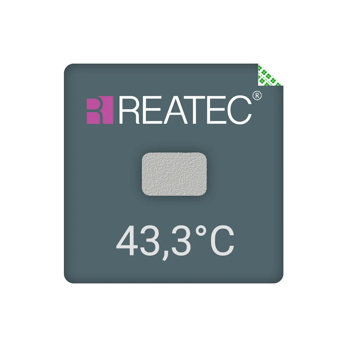 reaPoint professional – chemical-resistant irreversible temperature indicator 43 °C