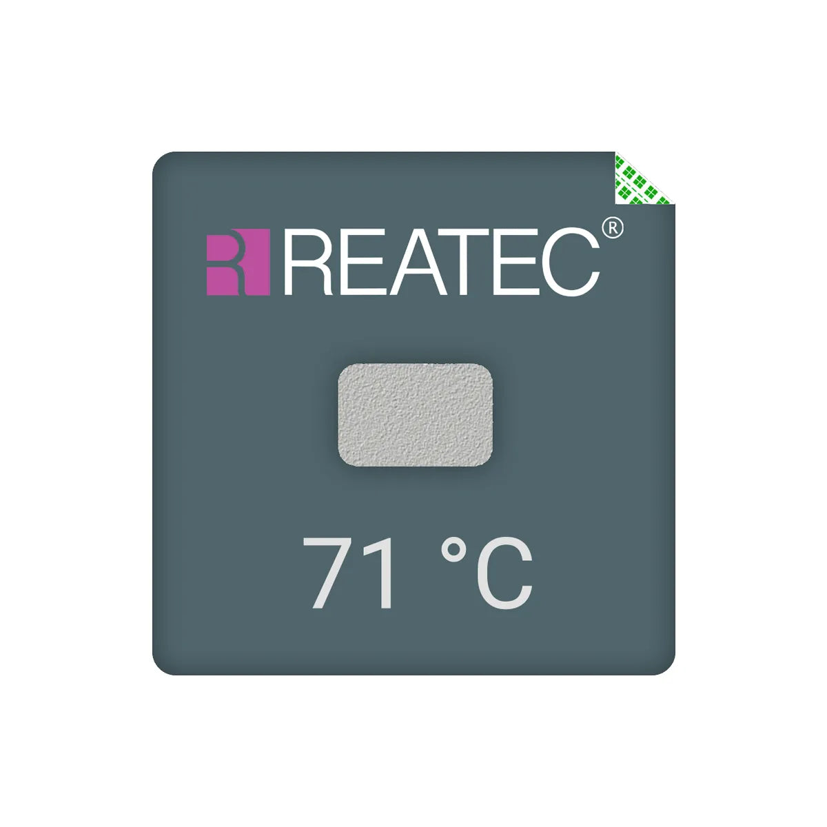 reaPoint professional – chemical-resistant irreversible temperature indicator 71 °C