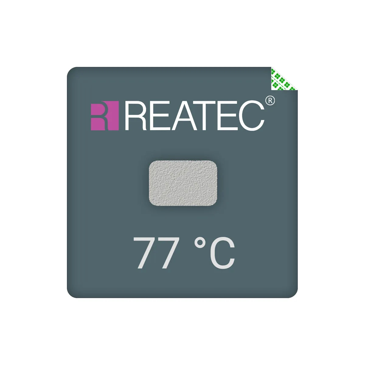 reaPoint professional – chemical-resistant irreversible temperature indicator 77 °C