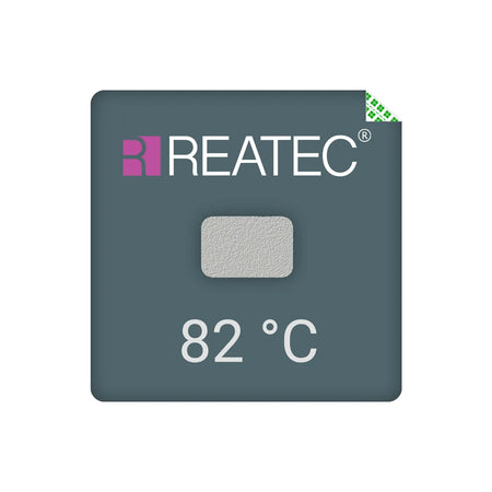 reaPoint professional – chemical-resistant irreversible temperature indicator 82 °C