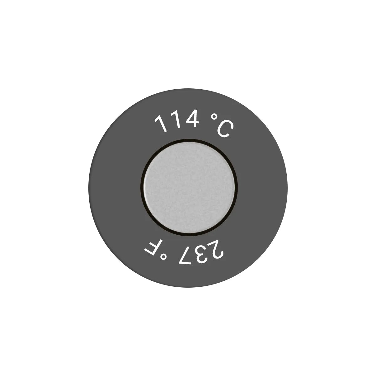 reaPoint standard compact irreversible temperature indicator 114 °C