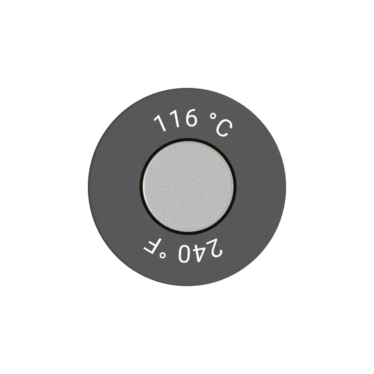 reaPoint standard compact irreversible temperature indicator 116 °C