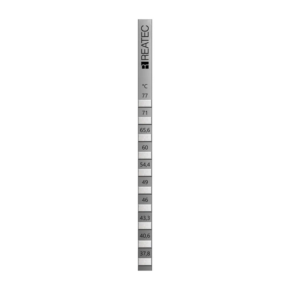 reaStripe 10 professional high accuracy irreversible temperature strips 38 - 77 °C