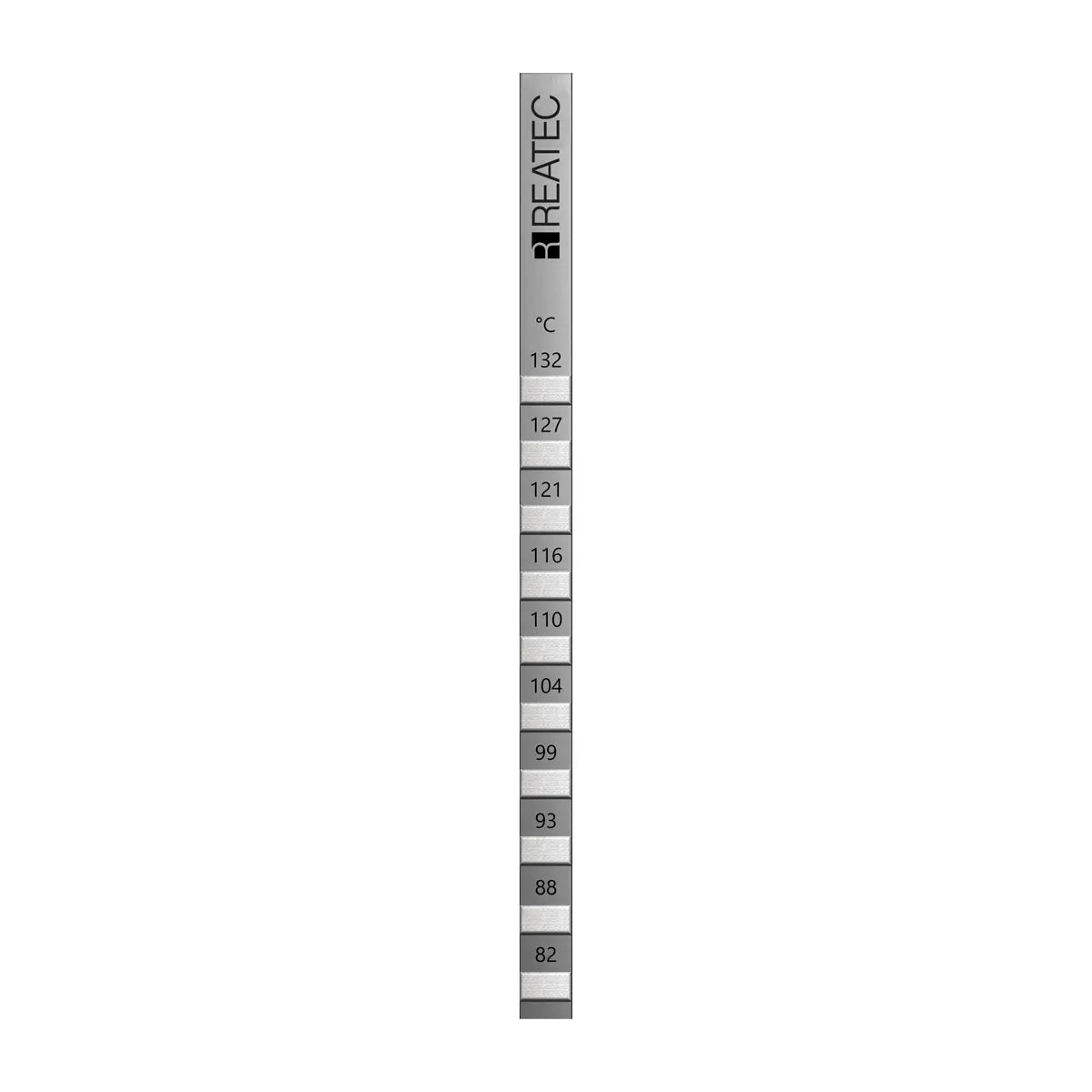 reaStripe 10 professional high accuracy irreversible temperature strips 82 - 132 °C