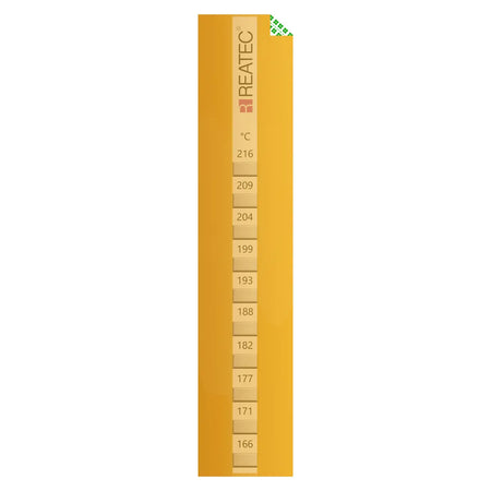 reaStripe 10 protected chemical-resistant irreversible temperature strip 166 - 216 °C