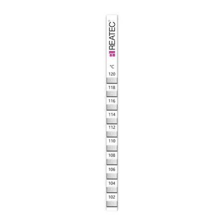 reaStripe 10 standard irreversible temperature strips 102 - 120°C