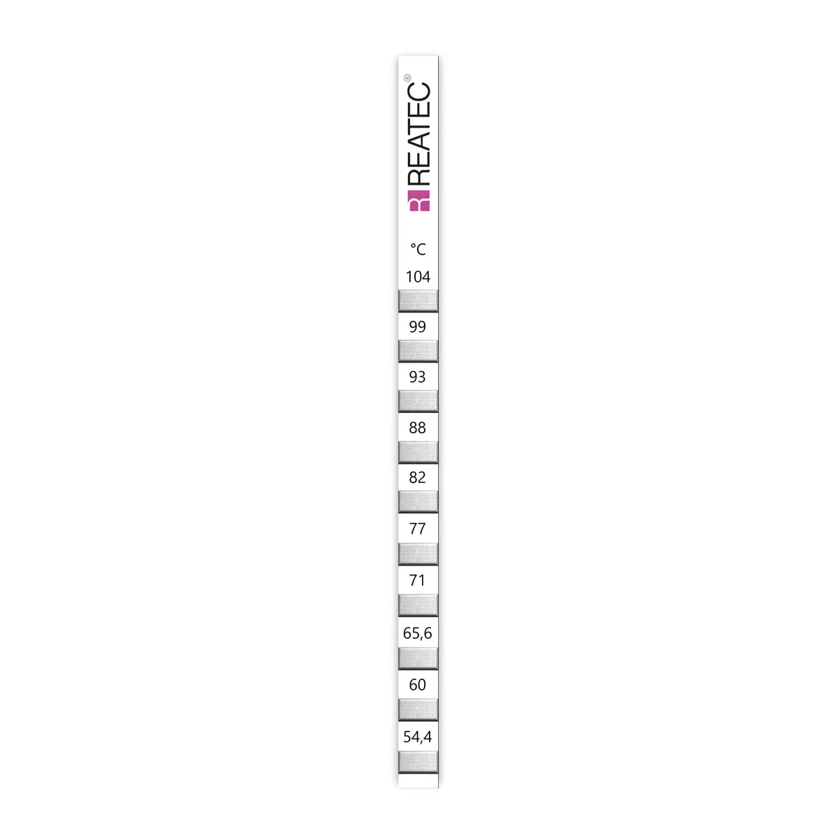 reaStripe 10 standard irreversible temperature strips 54 - 104 °C
