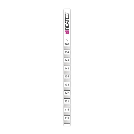 reaStripe 10 standard irreversible temperature strips 110 - 160 °C