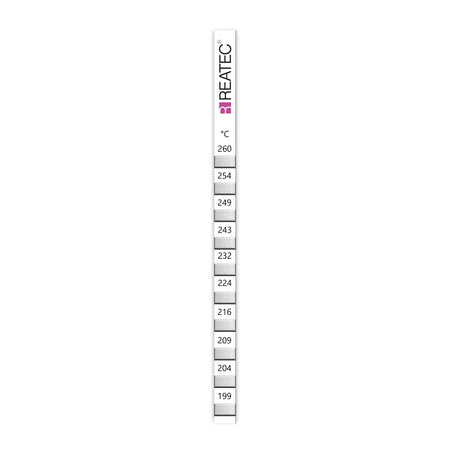 reaStripe 10 standard irreversible temperature strips 199 - 260 °C